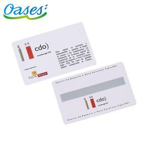 Grossist pris 4 farve plast udskrivning chipkort 13.56Mhz PVC RFID Card
